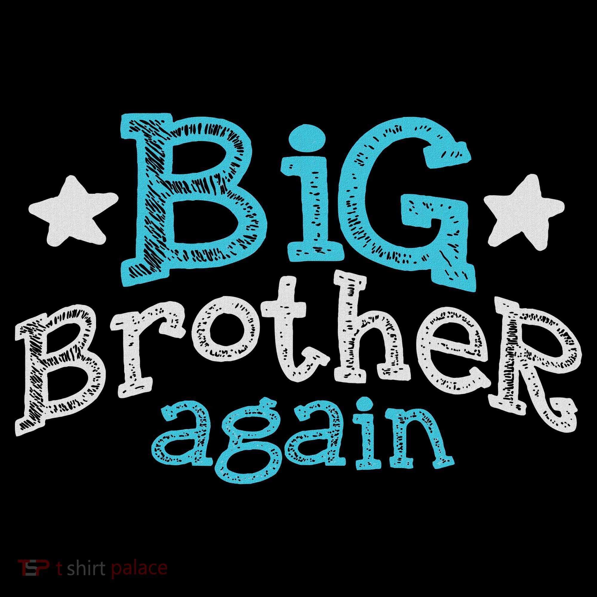 Big Brother Again Sibling Older Son Gift Boy Mousepad