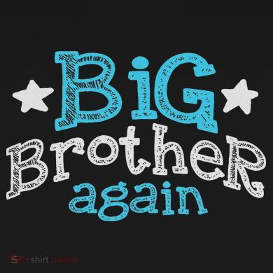 Big Brother Again Sibling Older Son Gift Boy Tie-Dye T-Shirt