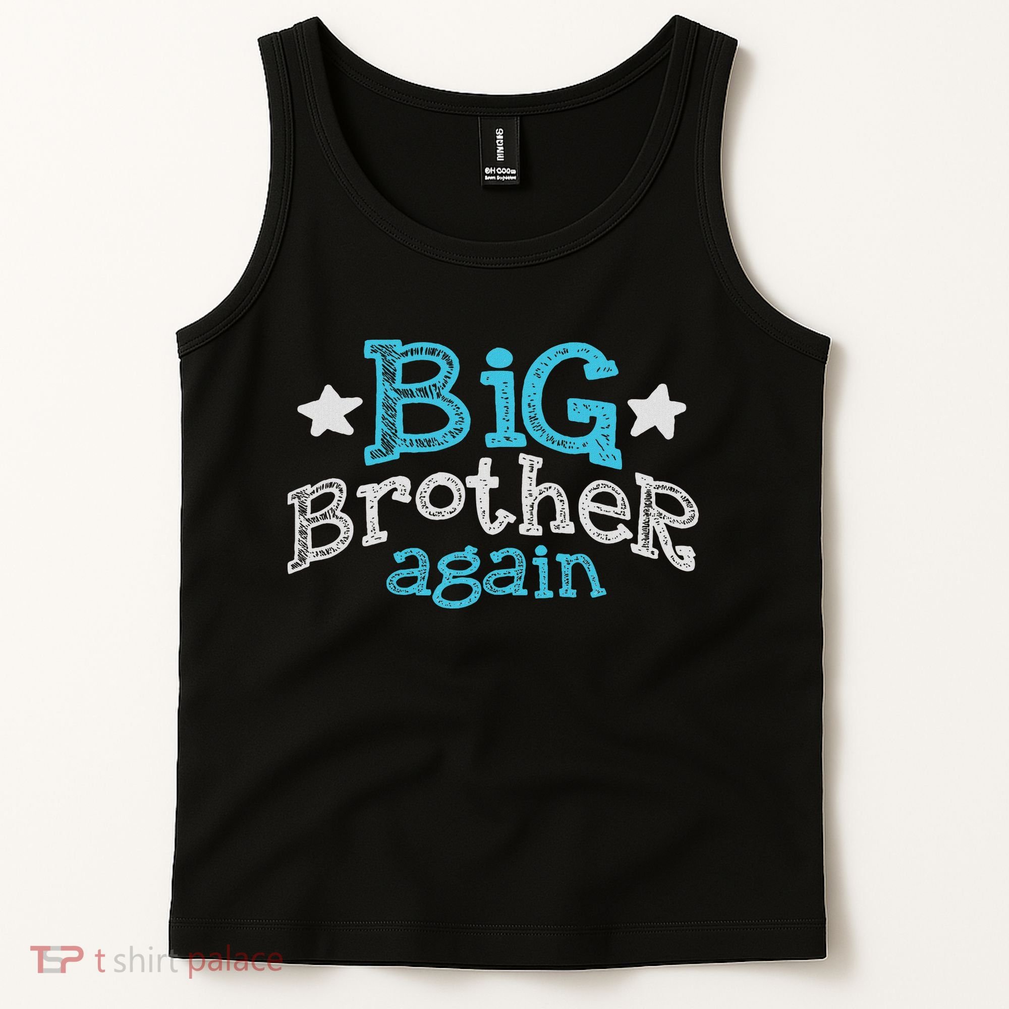 Big Brother Again Sibling Older Son Gift Boy Tank Top