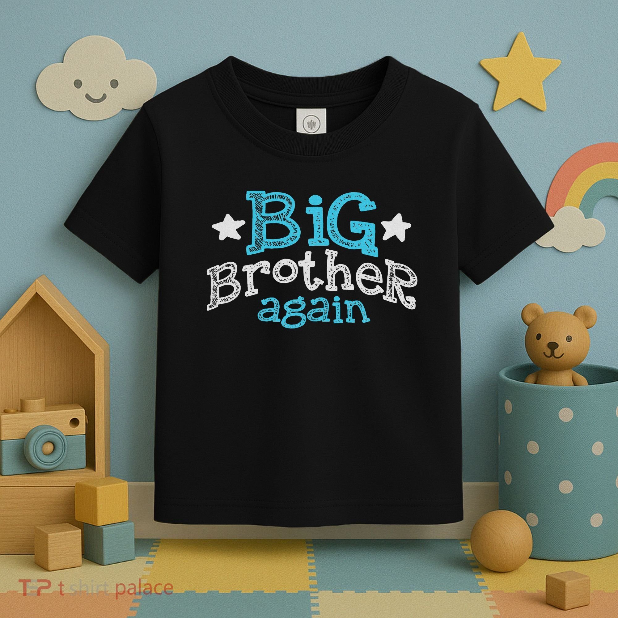 Big Brother Again Sibling Older Son Gift Boy Toddler T-Shirt