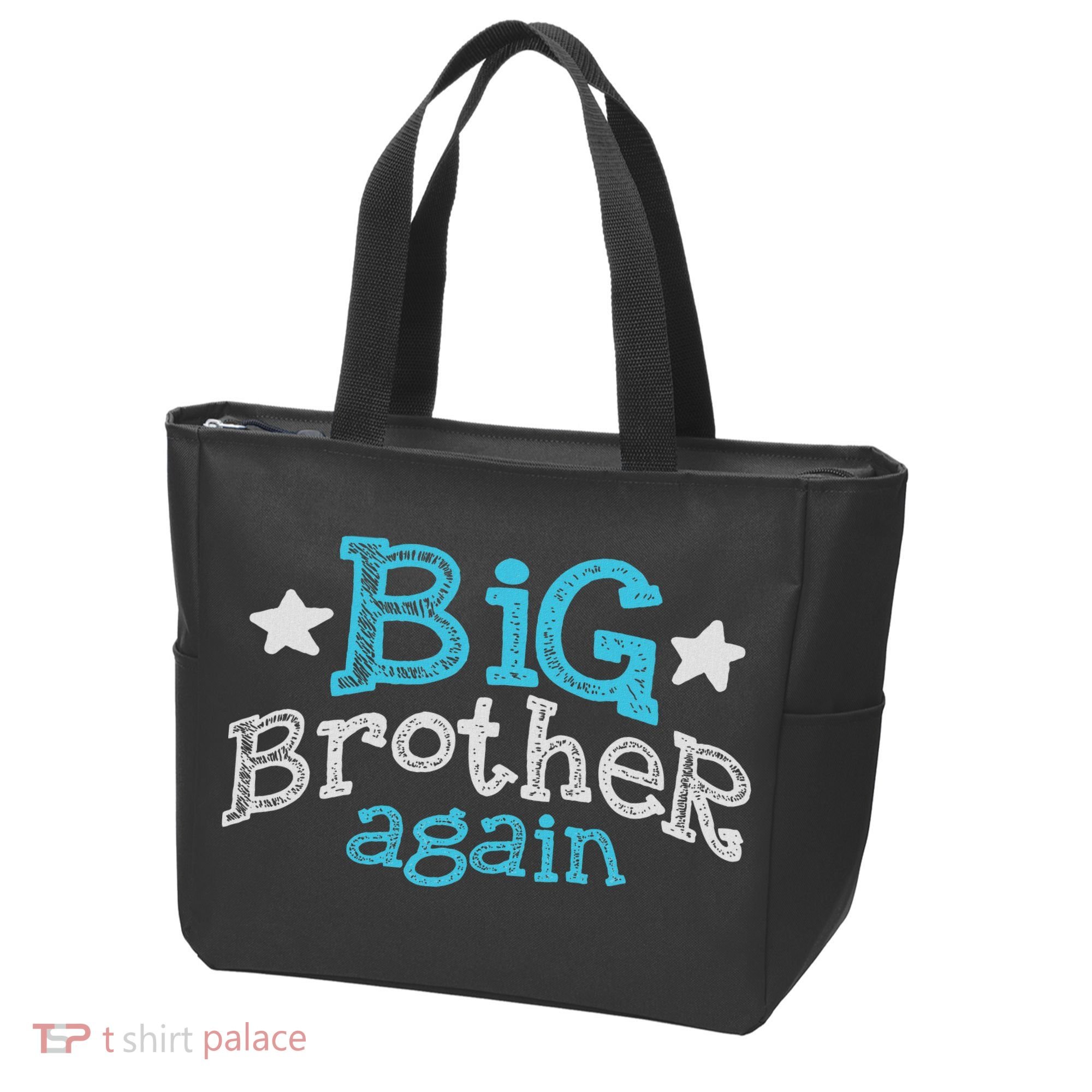 Big Brother Again Sibling Older Son Gift Boy Tote Bag