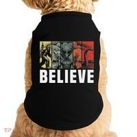 Believe Bigfoot Alien Loch Ness Monster Funny Retro Cryptids Doggie Tank thumb 0