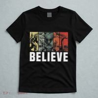 Believe Bigfoot Alien Loch Ness Monster Funny Retro Cryptids T-Shirt thumb 5