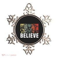 Believe Bigfoot Alien Loch Ness Monster Funny Retro Cryptids Ornament thumb 0