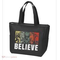 Believe Bigfoot Alien Loch Ness Monster Funny Retro Cryptids Tote Bag thumb 3