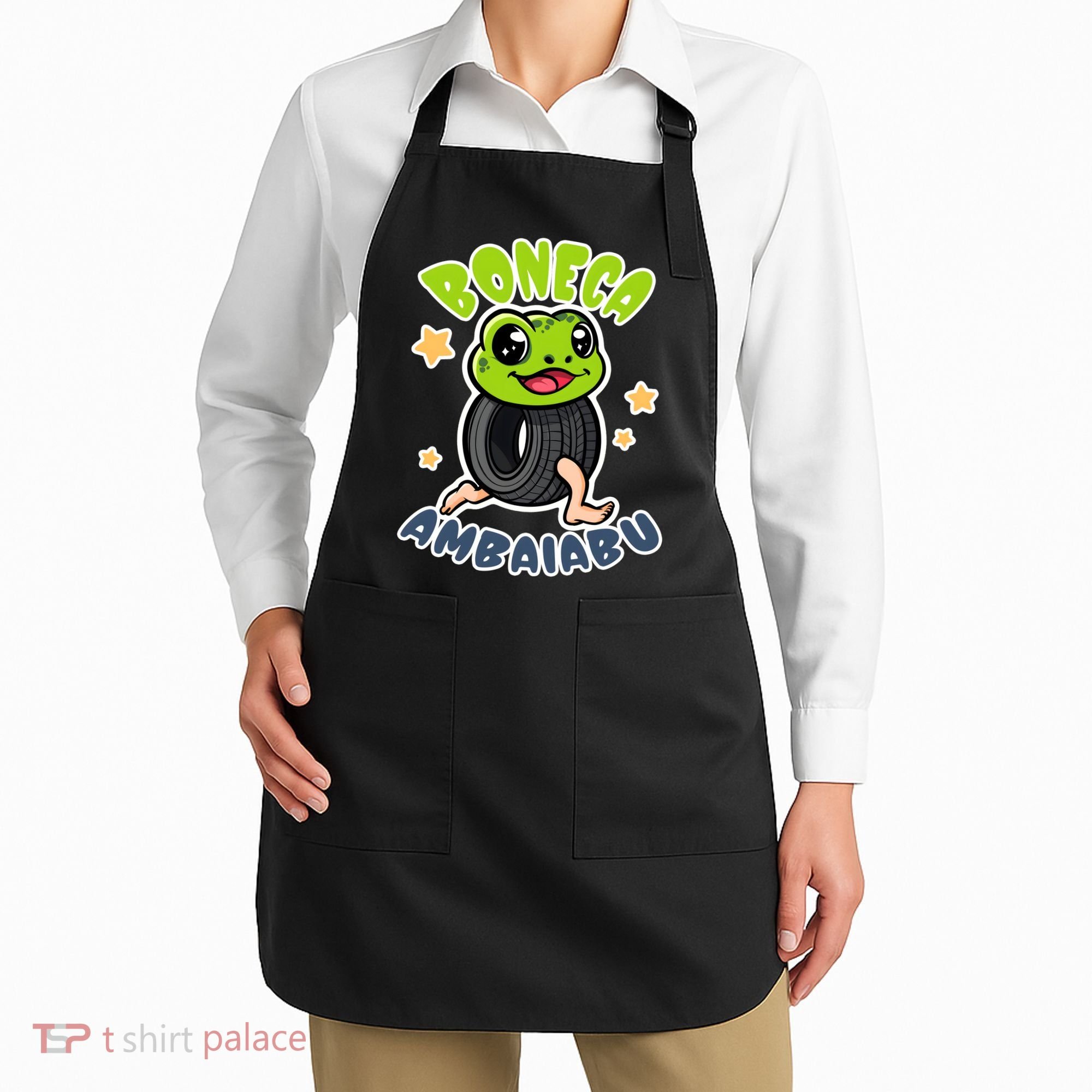 Brainrot Boneca Ambalabu Apron
