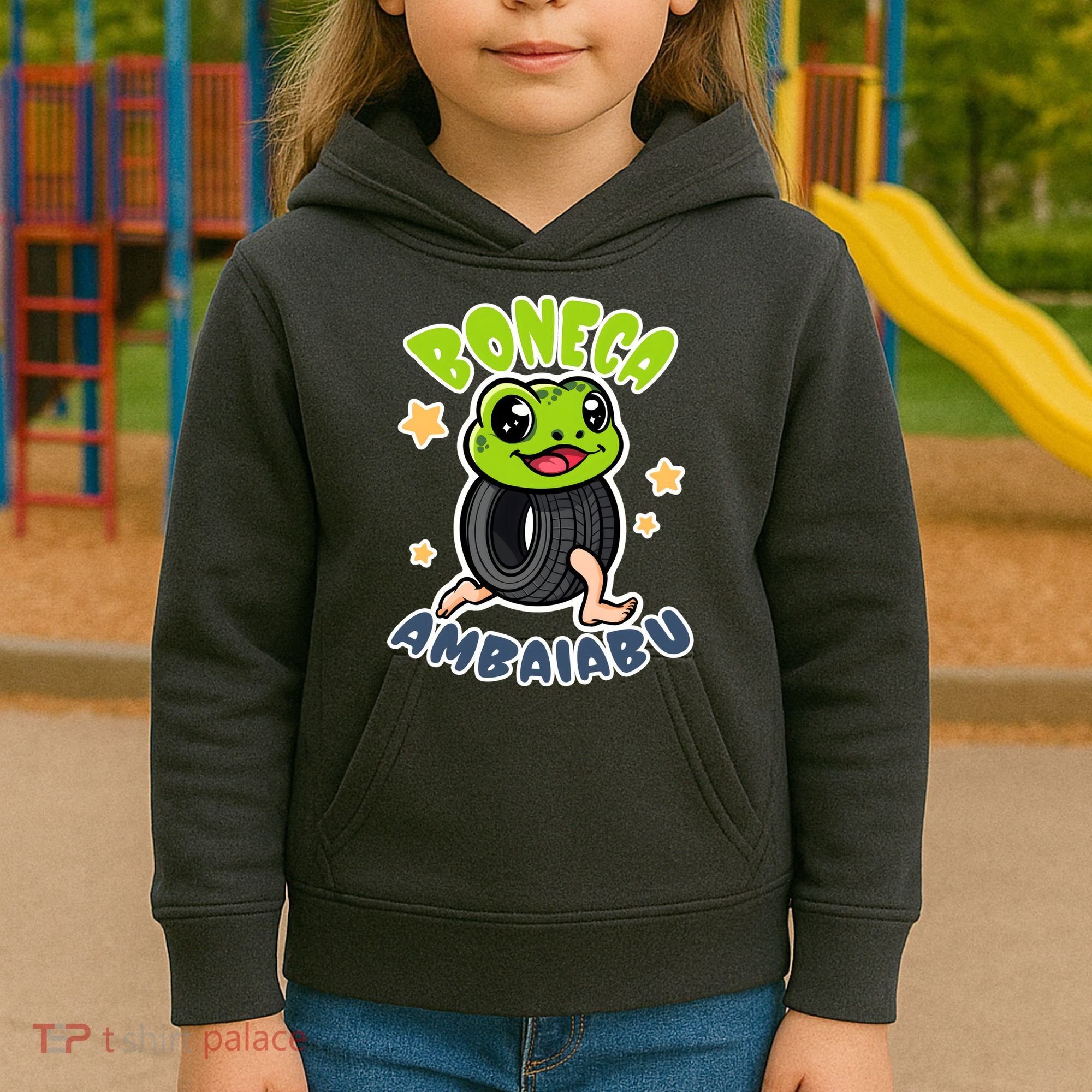 Brainrot Boneca Ambalabu Kids Hoodie