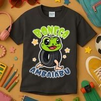 Brainrot Boneca Ambalabu Kids T-Shirt thumb 3