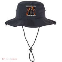 Bring Back Asbestos Funny Cringe Hard Skeleton Bucket Hat thumb 0