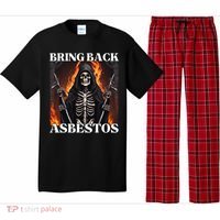Bring Back Asbestos Funny Cringe Hard Skeleton Pajama Set thumb 0