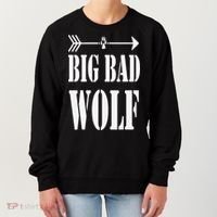 Big Bad and Wolf Funny Wolves Werewolf Cool Dog Women's Sweatshirt thumb 0