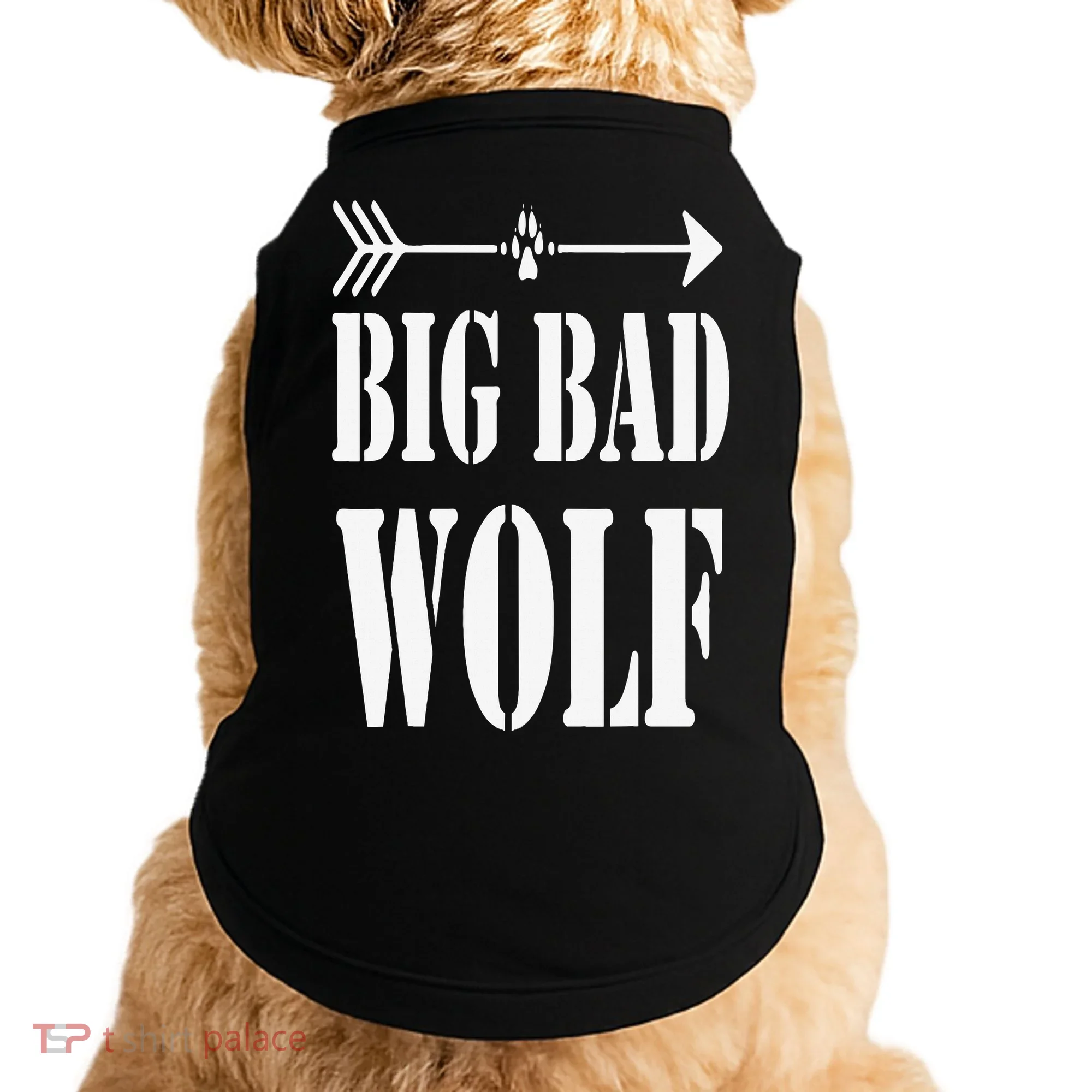Big Bad and Wolf Funny Wolves Werewolf Cool Dog Doggie Tank