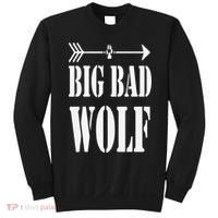 Big Bad and Wolf Funny Wolves Werewolf Cool Dog Sweatshirt thumb 0