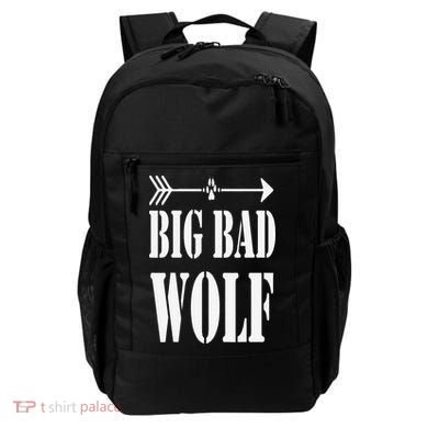Big Bad and Wolf Funny Wolves Werewolf Cool Dog Backpack