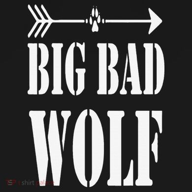 Big Bad and Wolf Funny Wolves Werewolf Cool Dog Sustainable Bucket Hat