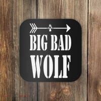 Big Bad and Wolf Funny Wolves Werewolf Cool Dog Coaster thumb 0
