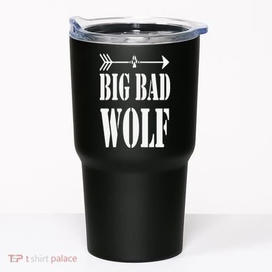 Big Bad and Wolf Funny Wolves Werewolf Cool Dog Tumbler
