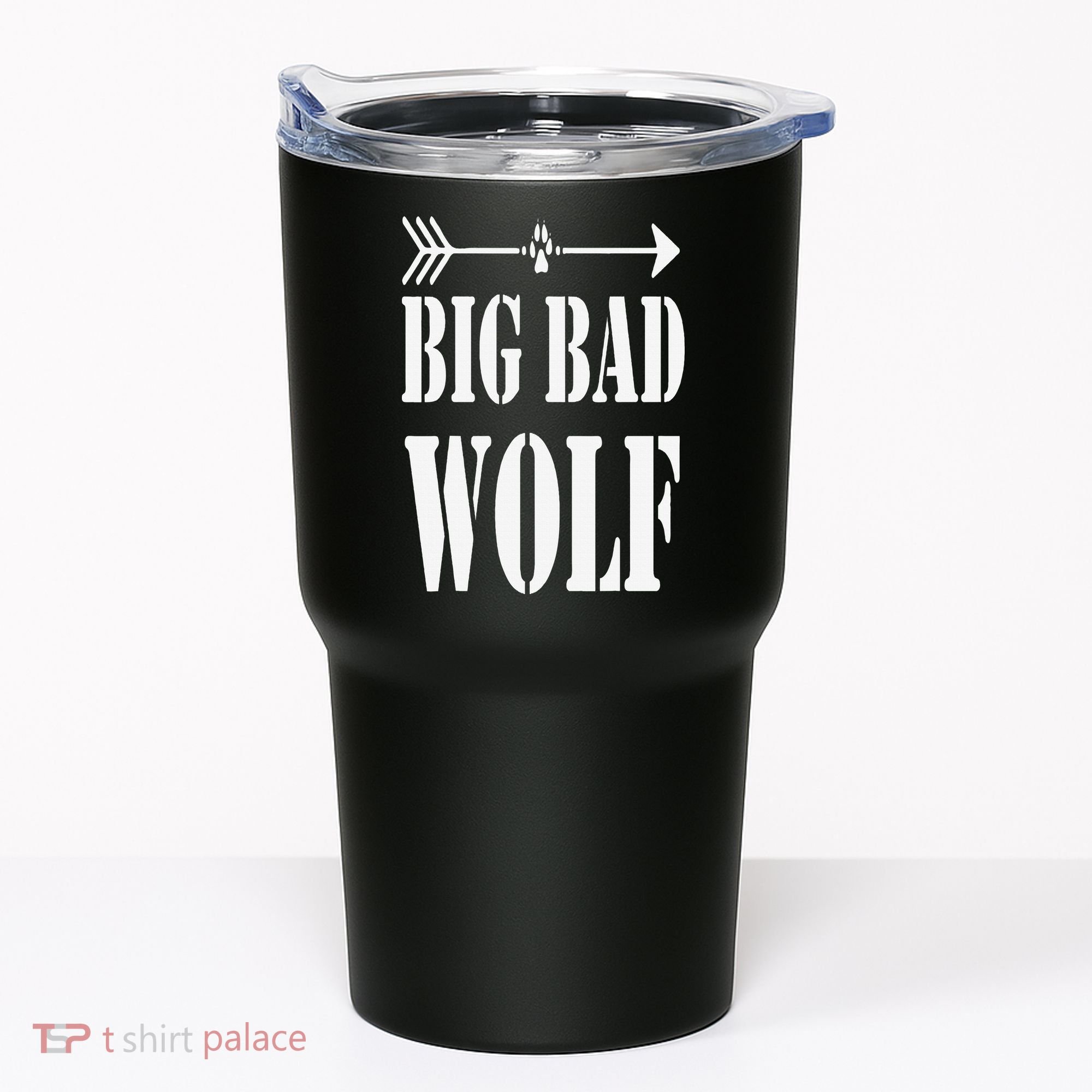 Big Bad and Wolf Funny Wolves Werewolf Cool Dog Tumbler