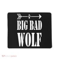 Big Bad and Wolf Funny Wolves Werewolf Cool Dog Mousepad thumb 0