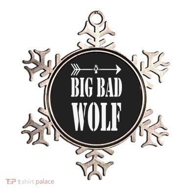 Big Bad and Wolf Funny Wolves Werewolf Cool Dog Ornament
