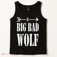 Big Bad and Wolf Funny Wolves Werewolf Cool Dog Tank Top thumb 2