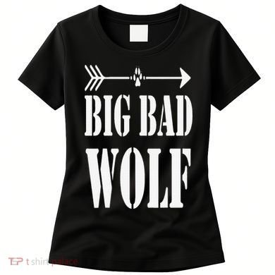 Big Bad and Wolf Funny Wolves Werewolf Cool Dog Women's T-Shirt