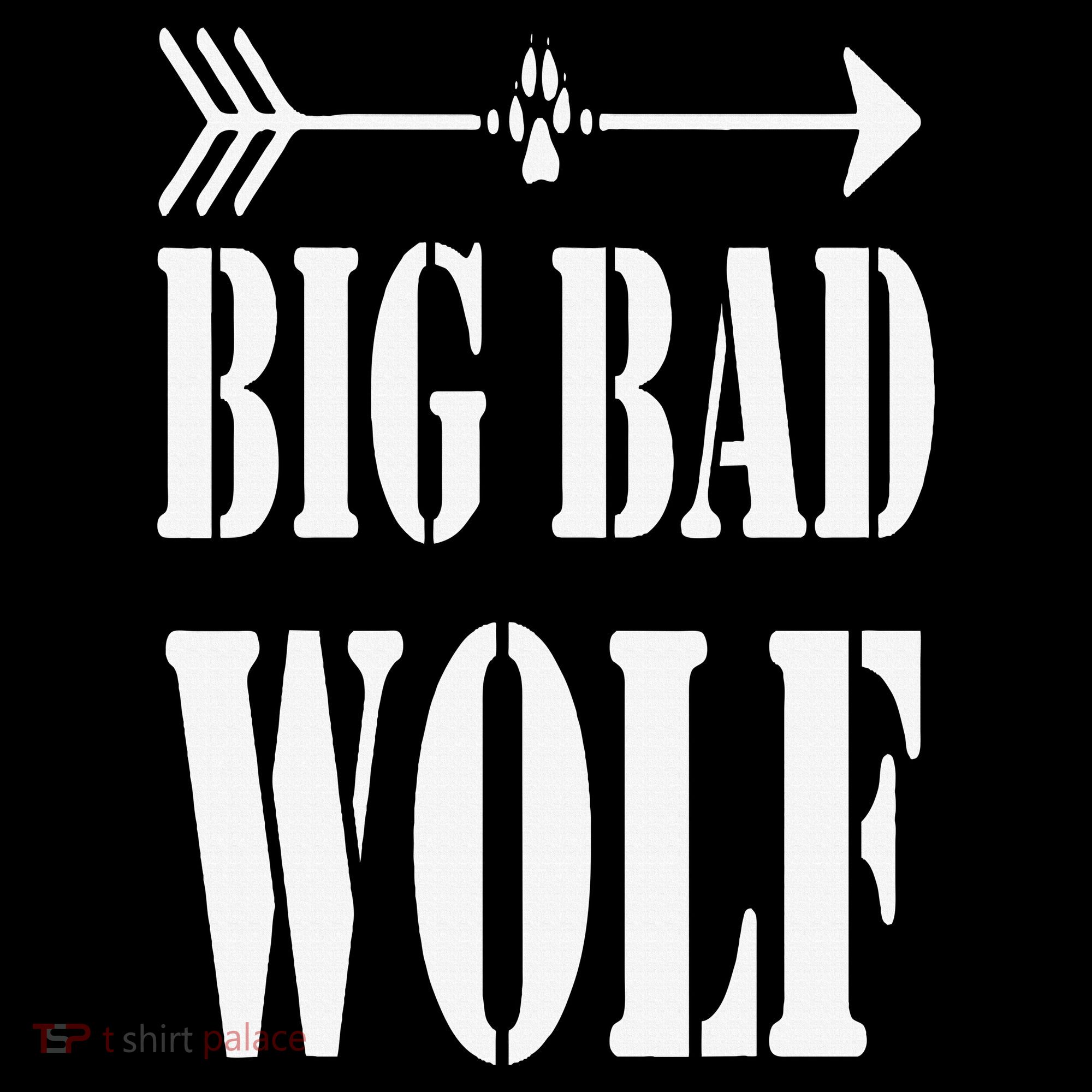 Big Bad and Wolf Funny Wolves Werewolf Cool Dog Women's T-Shirt