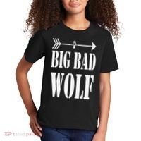 Big Bad and Wolf Funny Wolves Werewolf Cool Dog Kids T-Shirt thumb 2