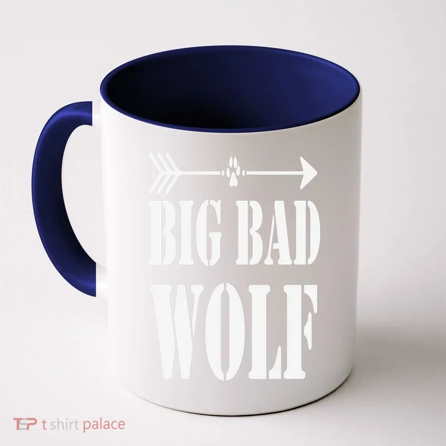 Big Bad and Wolf Funny Wolves Werewolf Cool Dog Coffee Mug