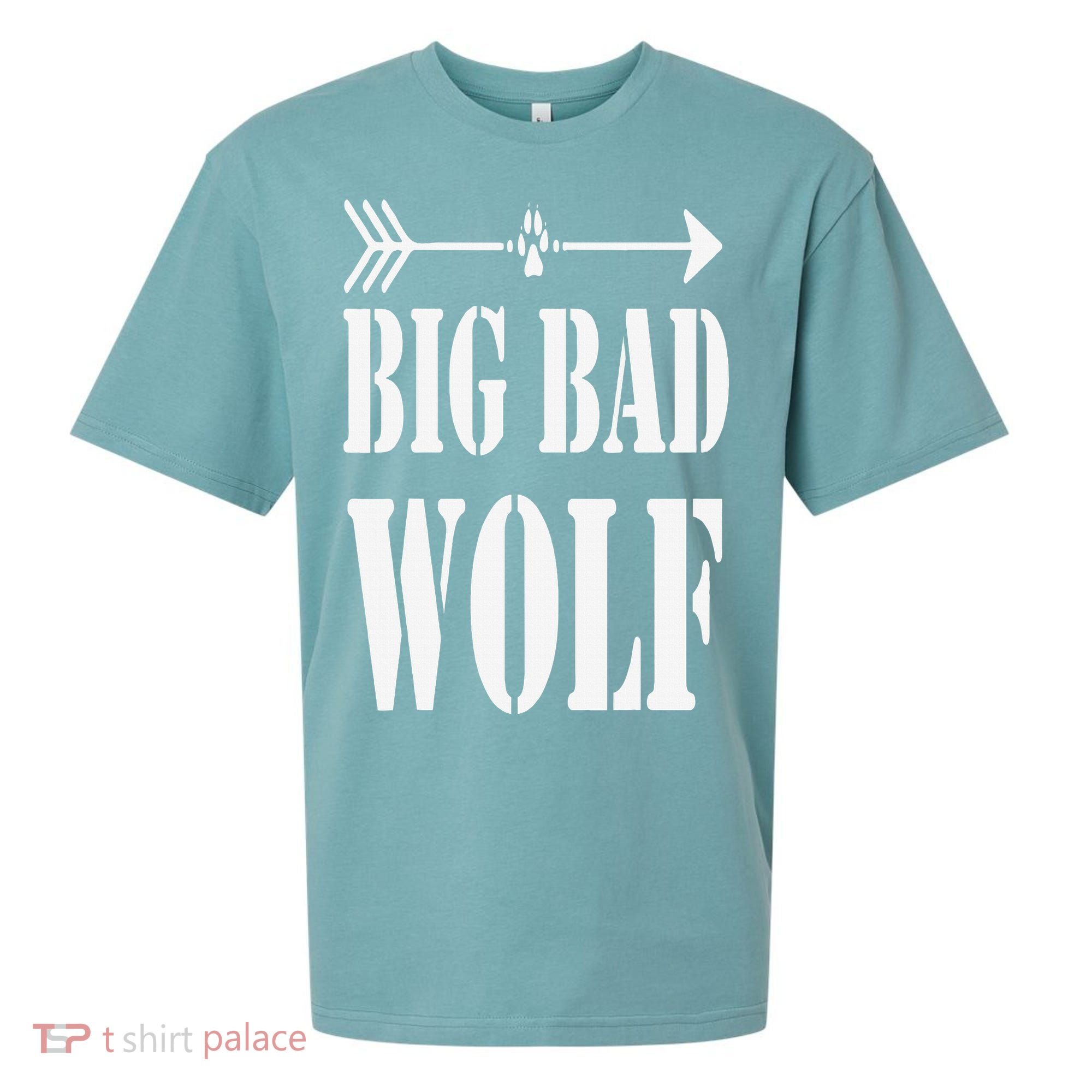 Big Bad and Wolf Funny Wolves Werewolf Cool Dog Sueded Cloud Jersey T-Shirt