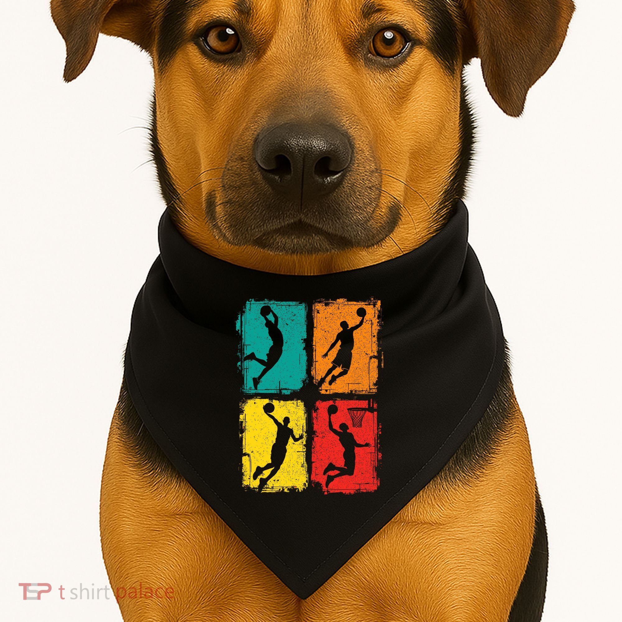 Basketball USA-Made Doggie Bandana