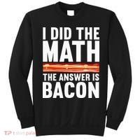 Best Bacon Art For Women Food Pork Meat Bacon Lovers Sweatshirt thumb 0