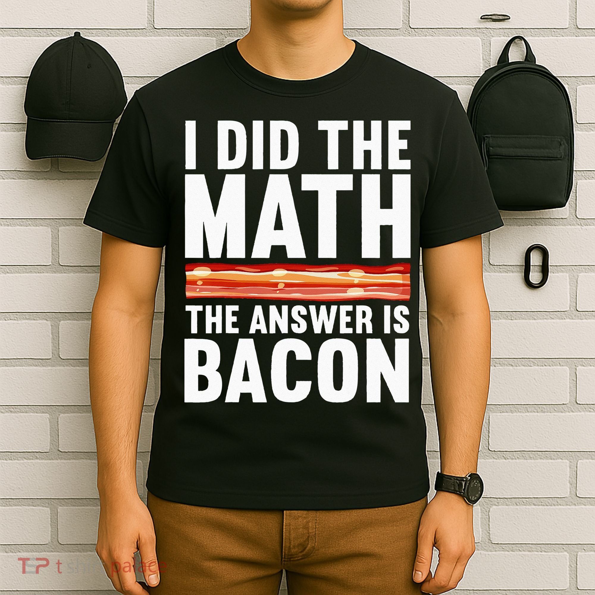 Best Bacon Art For Women Food Pork Meat Bacon Lovers T-Shirt