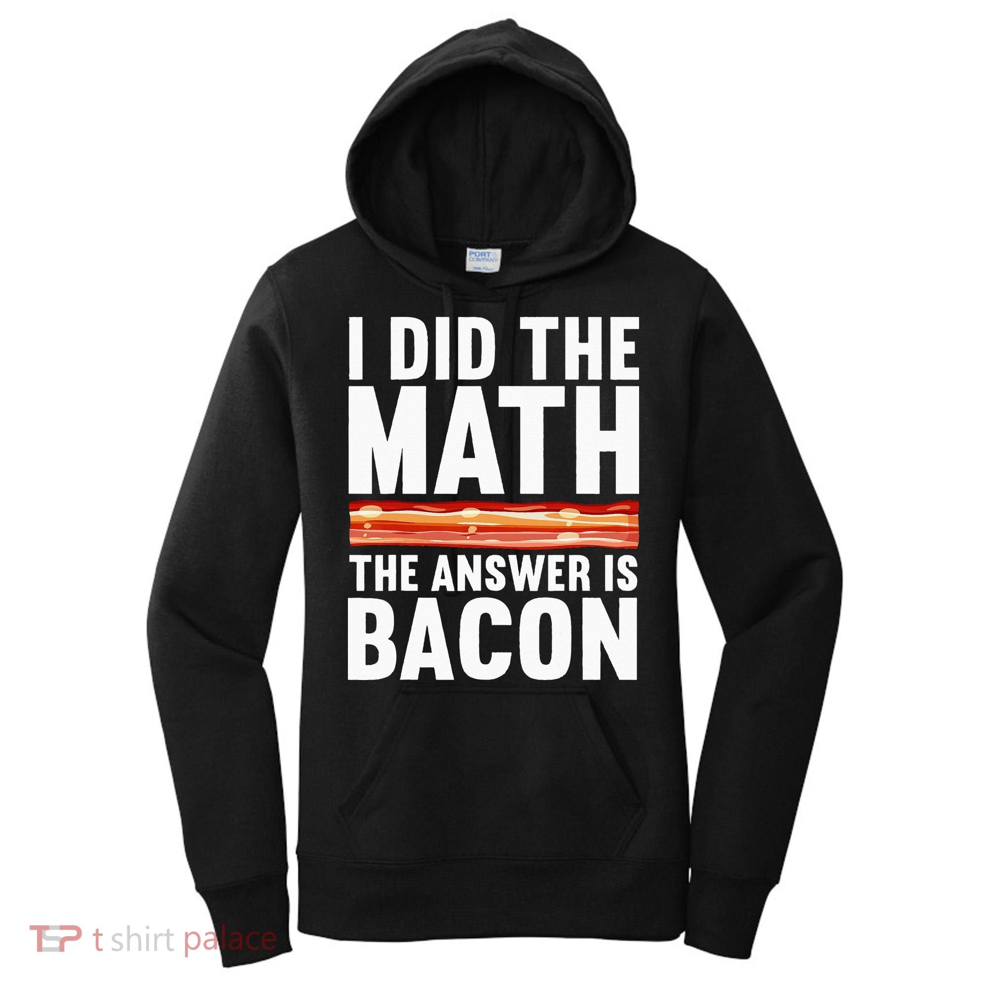 Best Bacon Art For Women Food Pork Meat Bacon Lovers Women's Hoodie