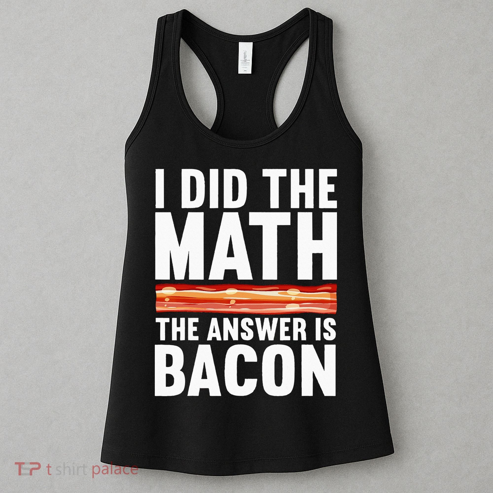 Best Bacon Art For Women Food Pork Meat Bacon Lovers Women's Tank Top