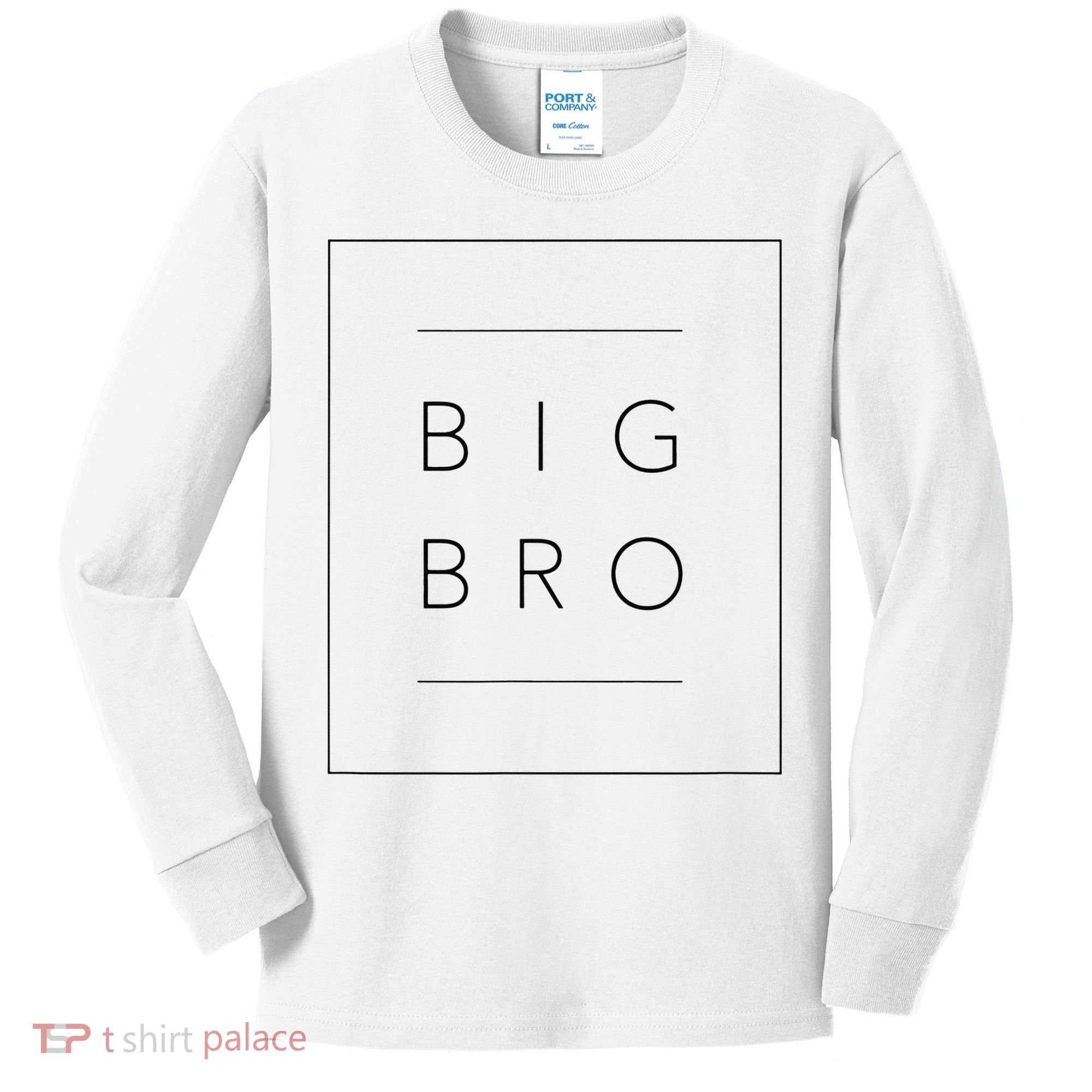 Big Brother Announcement Promoted To Big Bro Kids Long Sleeve Shirt