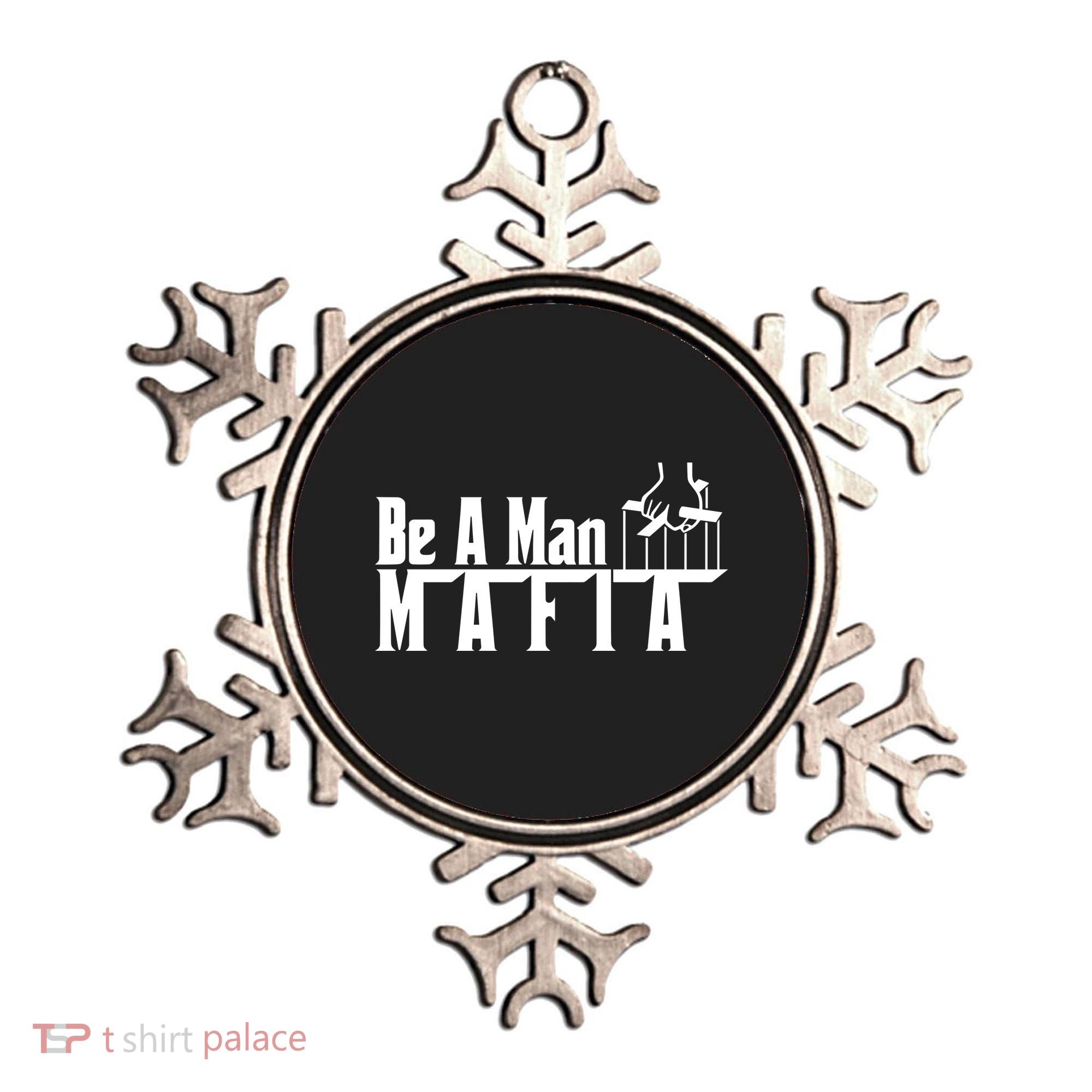 Boston Be A Man Mafia Ornament