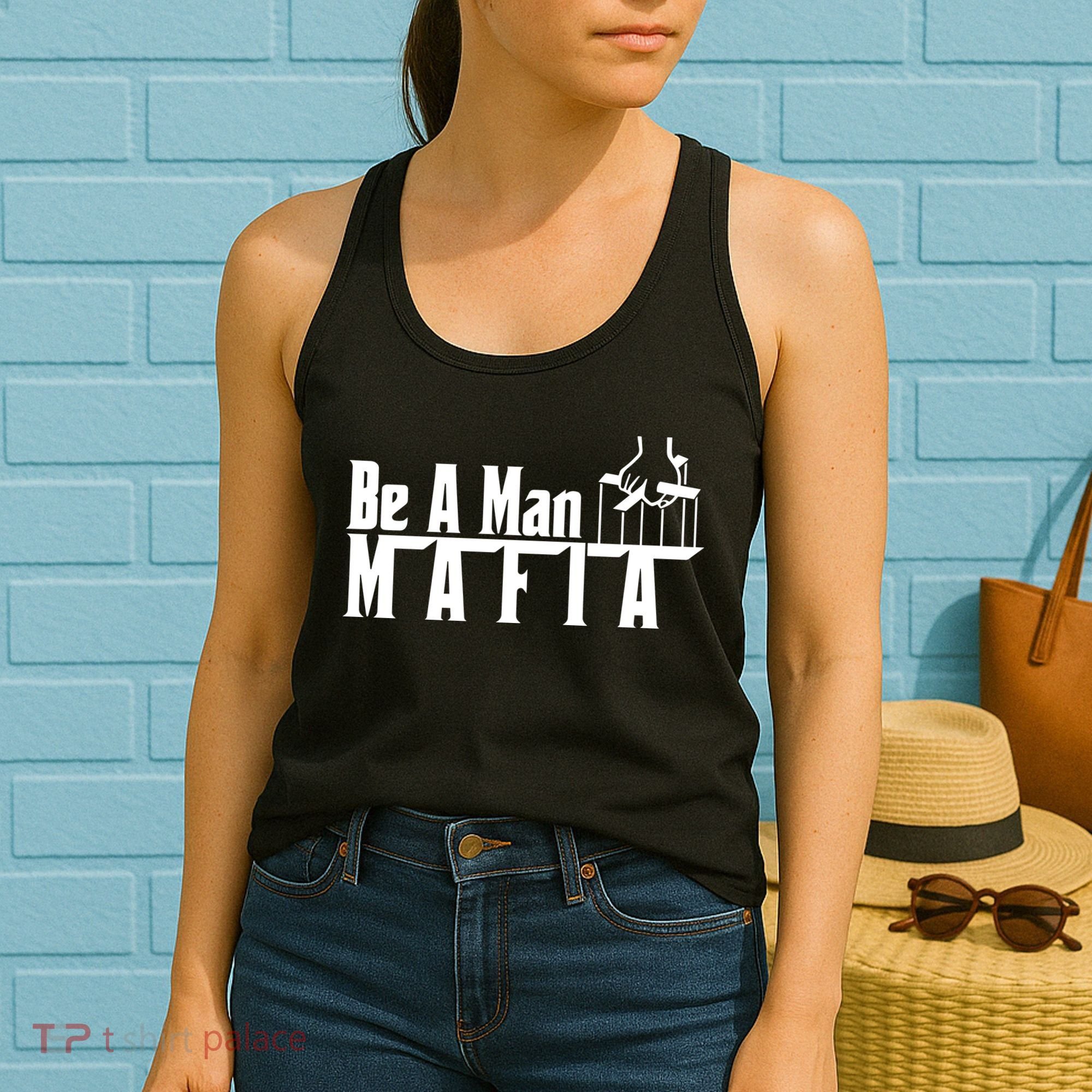 Boston Be A Man Mafia Women's Tank Top