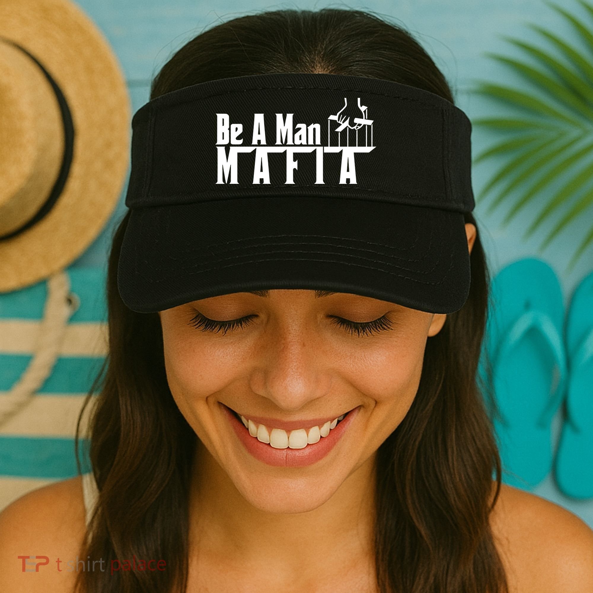Boston Be A Man Mafia Visor
