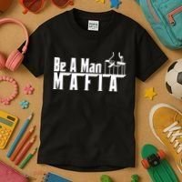 Boston Be A Man Mafia Kids T-Shirt thumb 3