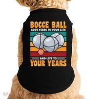 Bocce Ball Adds Years To Your Life Bocce Ball Funny Gift Doggie Tank thumb 0