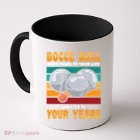 Bocce Ball Adds Years To Your Life Bocce Ball Funny Gift Coffee Mug thumb 0