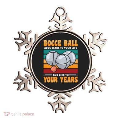 Bocce Ball Adds Years To Your Life Bocce Ball Funny Gift Ornament