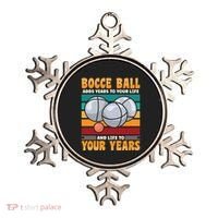 Bocce Ball Adds Years To Your Life Bocce Ball Funny Gift Ornament thumb 0