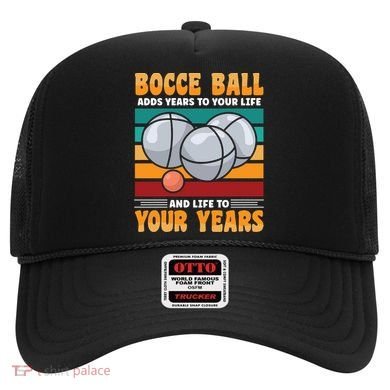 Bocce Ball Adds Years To Your Life Bocce Ball Funny Gift Hat
