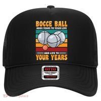 Bocce Ball Adds Years To Your Life Bocce Ball Funny Gift Hat thumb 0
