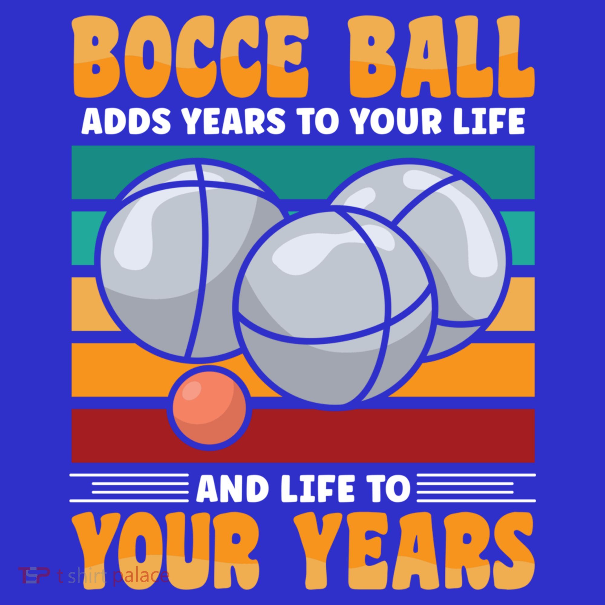 Bocce Ball Adds Years To Your Life Bocce Ball Funny Gift Women's Tank Top