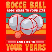 Bocce Ball Adds Years To Your Life Bocce Ball Funny Gift Santa Hat thumb 1