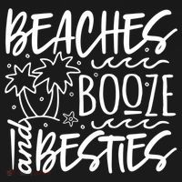 Beaches Booze And Best Friend Vacation Cruise Graphic Great Gift Doggie Tank thumb 4