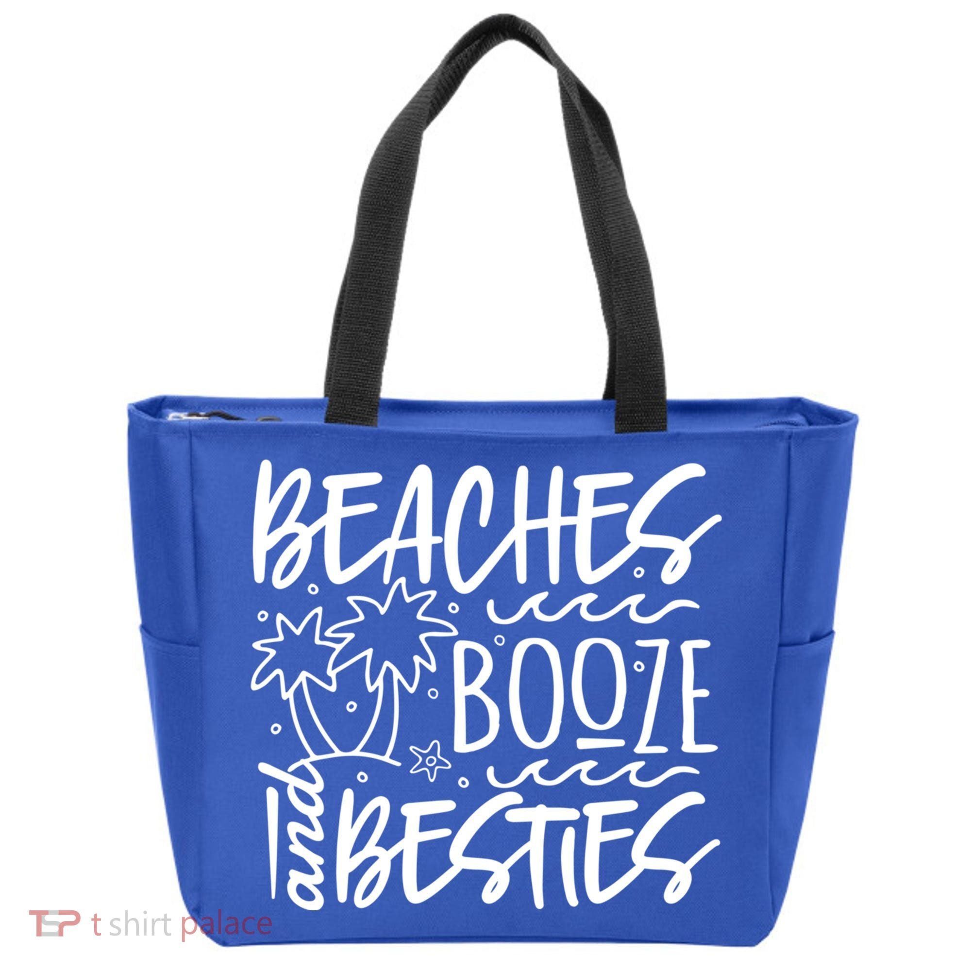 Beaches Booze And Best Friend Vacation Cruise Graphic Great Gift Tote Bag